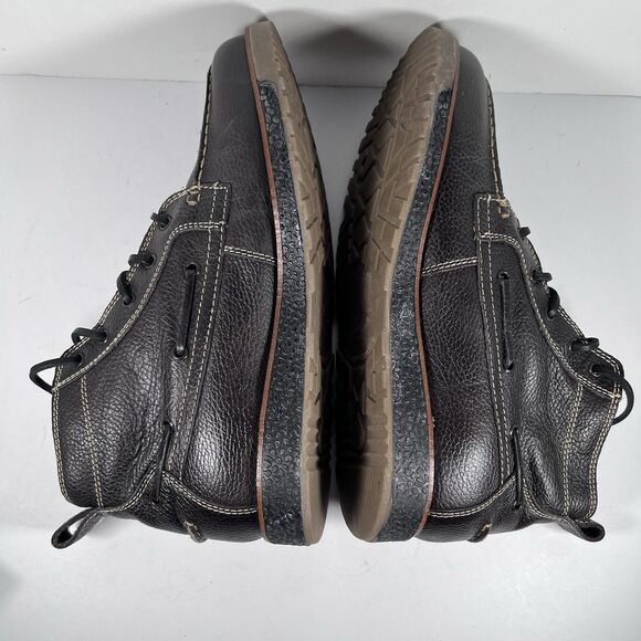 Justin 281 Solace Charcoal Gray Lace Up Akle Chukka Boots Men's Size 11 D - Picture 5 of 9